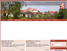 Tablet Screenshot of lisov.cz